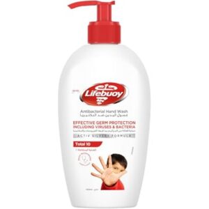 lifebuoy total care antibacterial handwash made with activ silver formula effective germ protection
